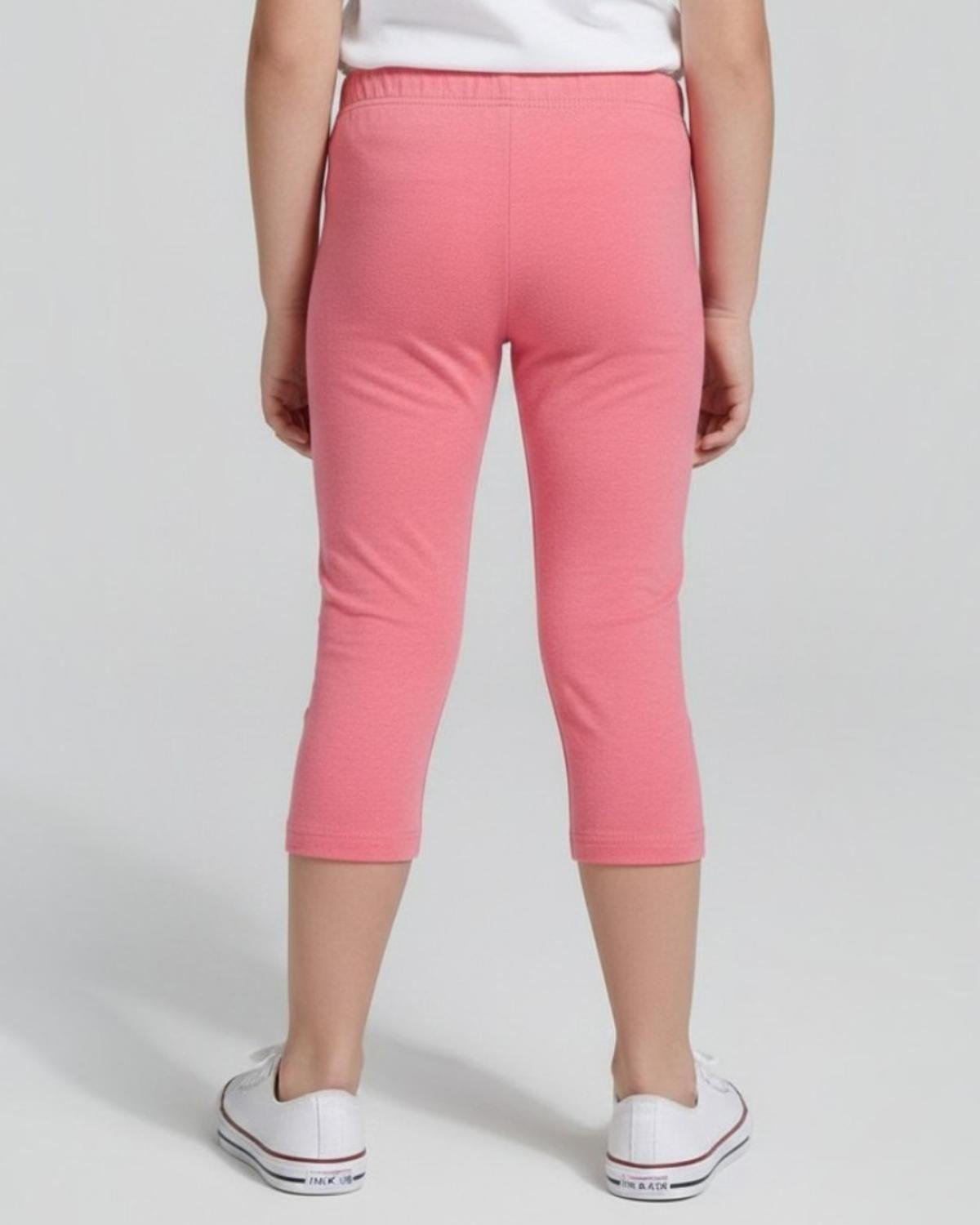 Calza Niña Capri Rosa Fluor T91998-78-3
