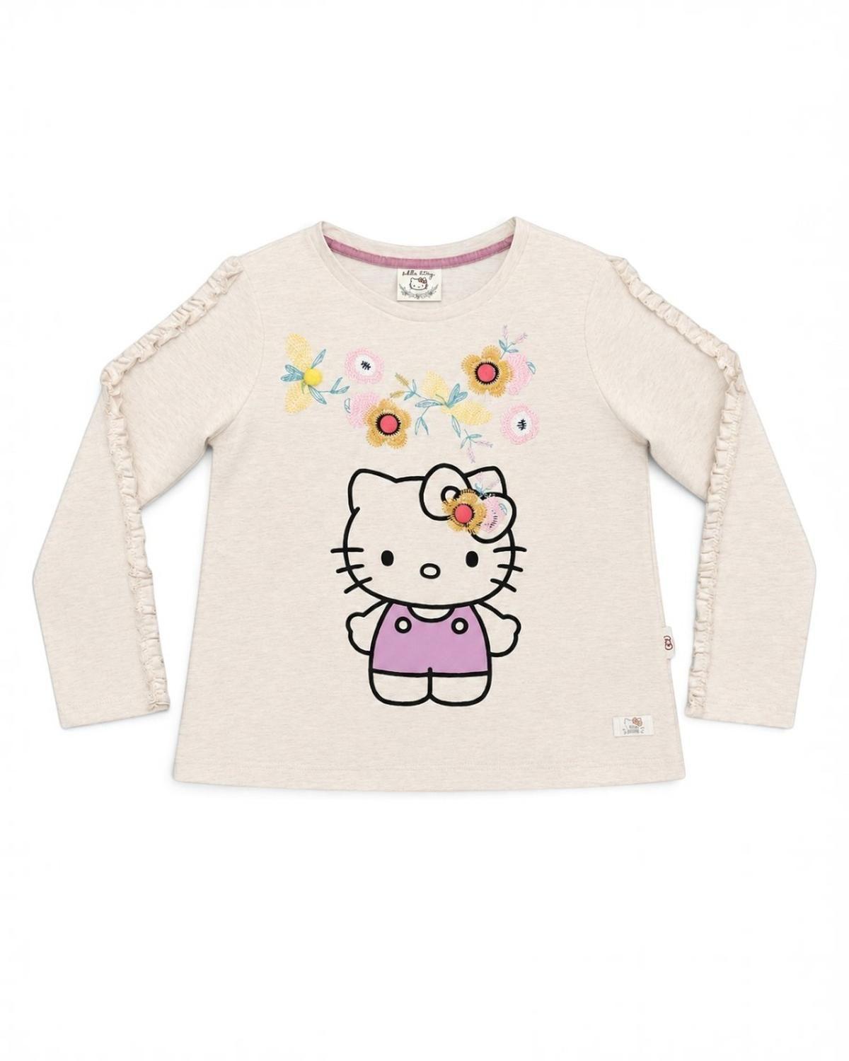 Pijama Niña Hello Kitty Beige-4