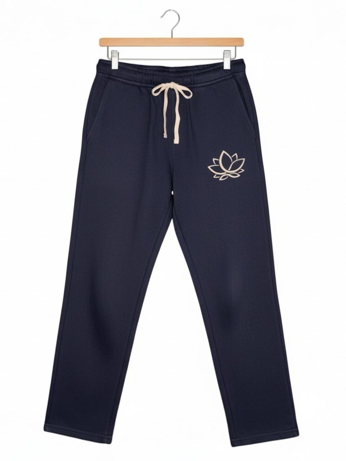 Set Franela Mujer Estampado Flor de Loto Acero-6