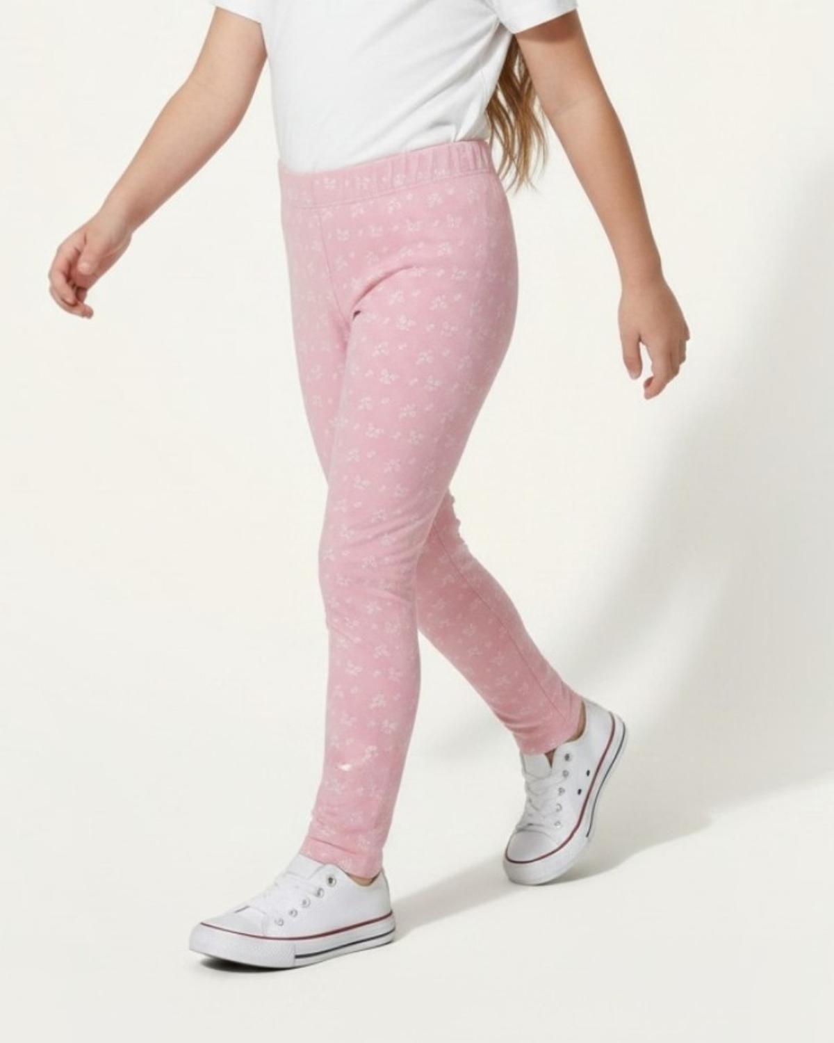 Calza Niña Full Print Flores K910007-35-2