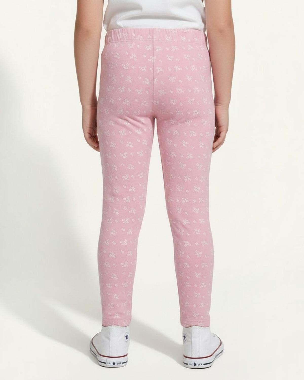 Calza Niña Full Print Flores K910007-35-3