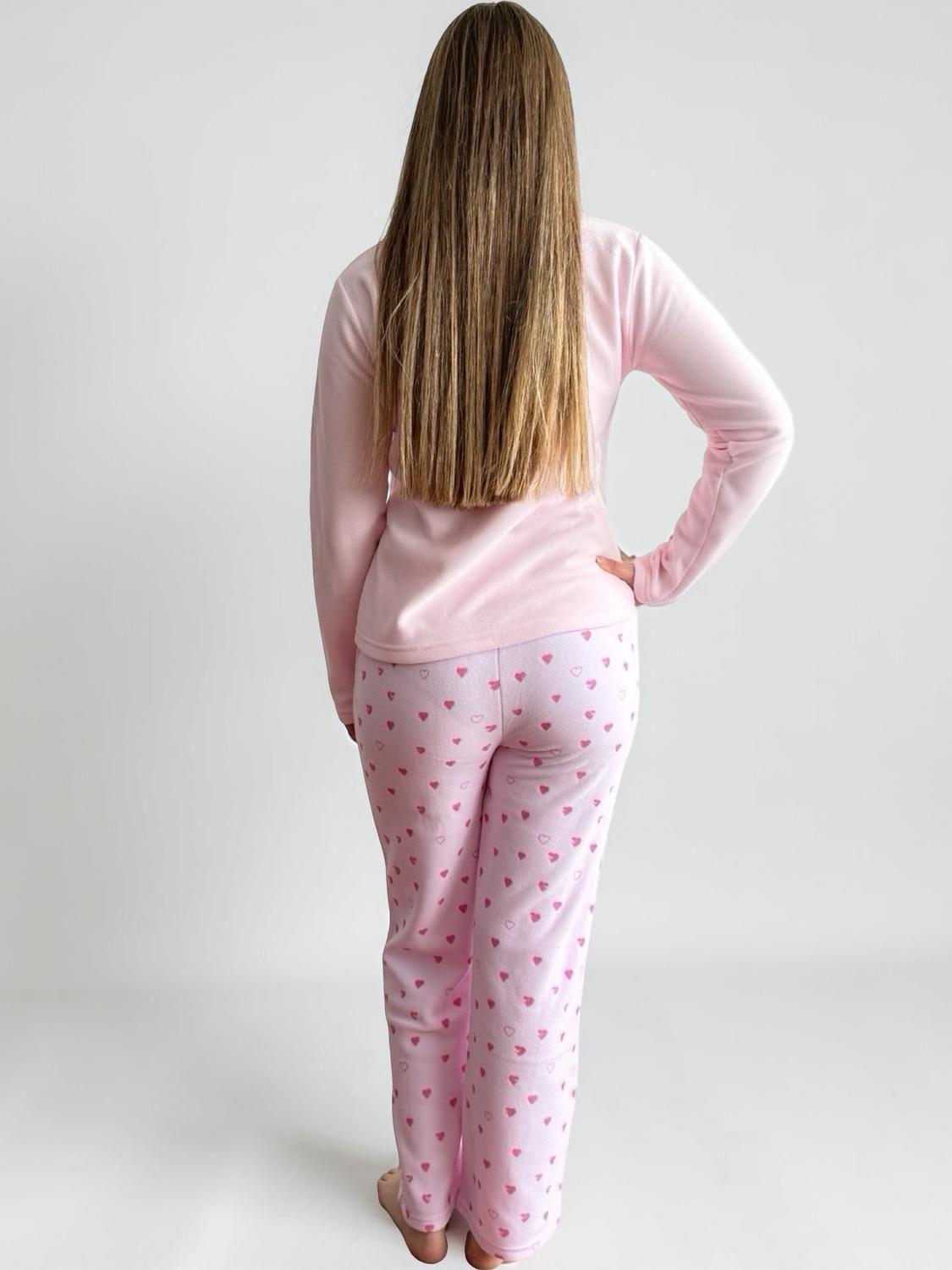 Pijama Micropolar Mujer Hello Kitty S1021219-Rosado-25-4