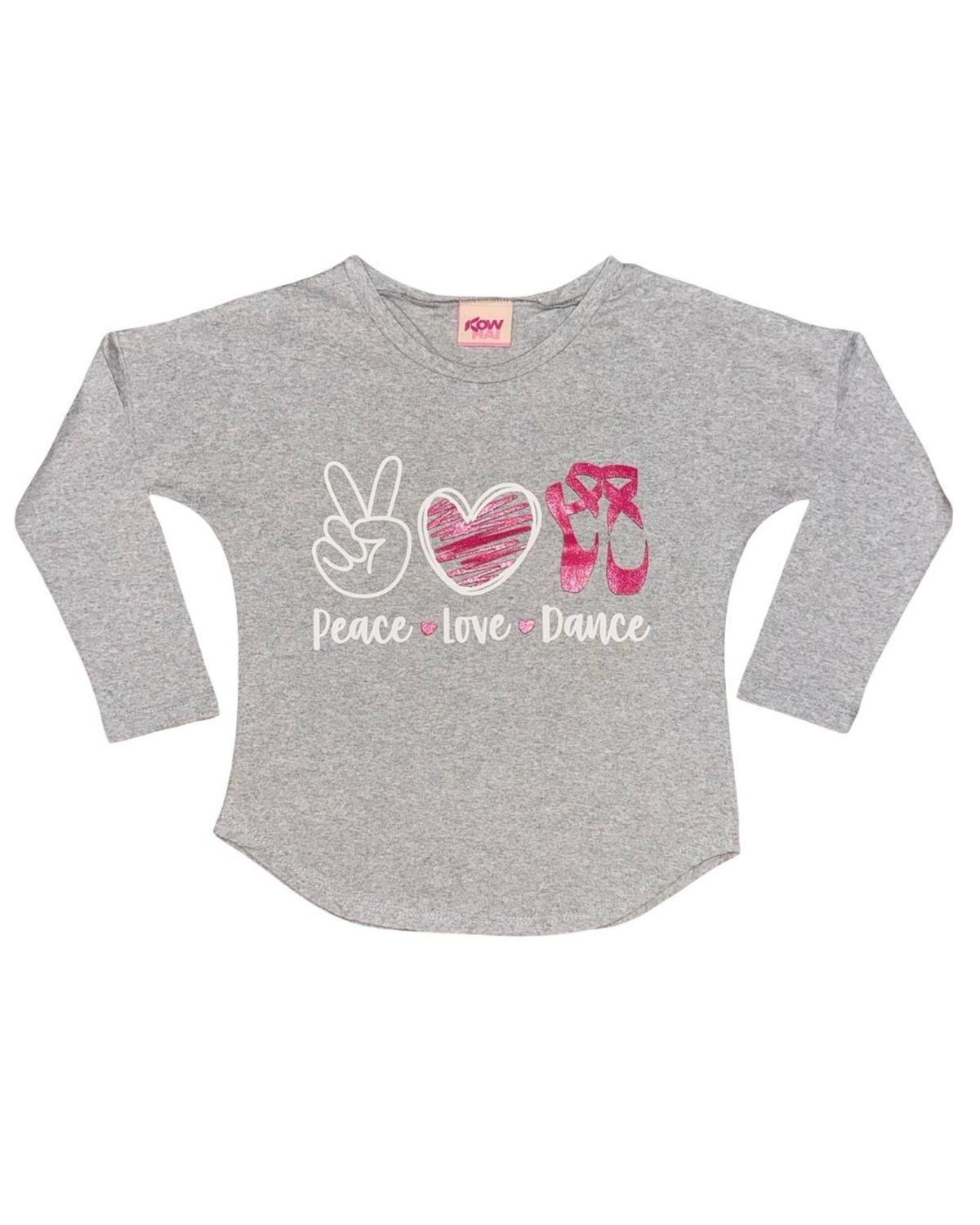 Pijama Niña Estampado Peace Love Dance K710002-2512-4