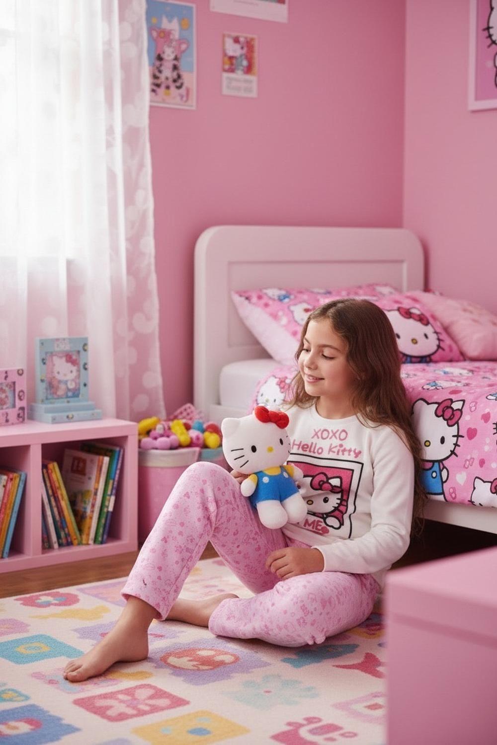 Pijama Micropolar Niña Hello Kitty S112520-02-2