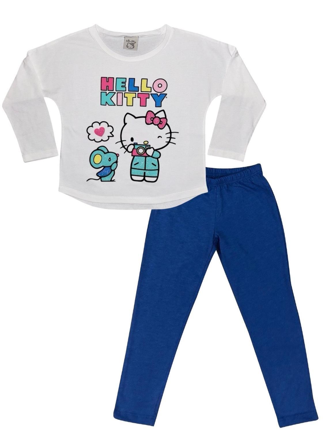 Pijama Niña Estampado Hello Kitty S112552-0284-4