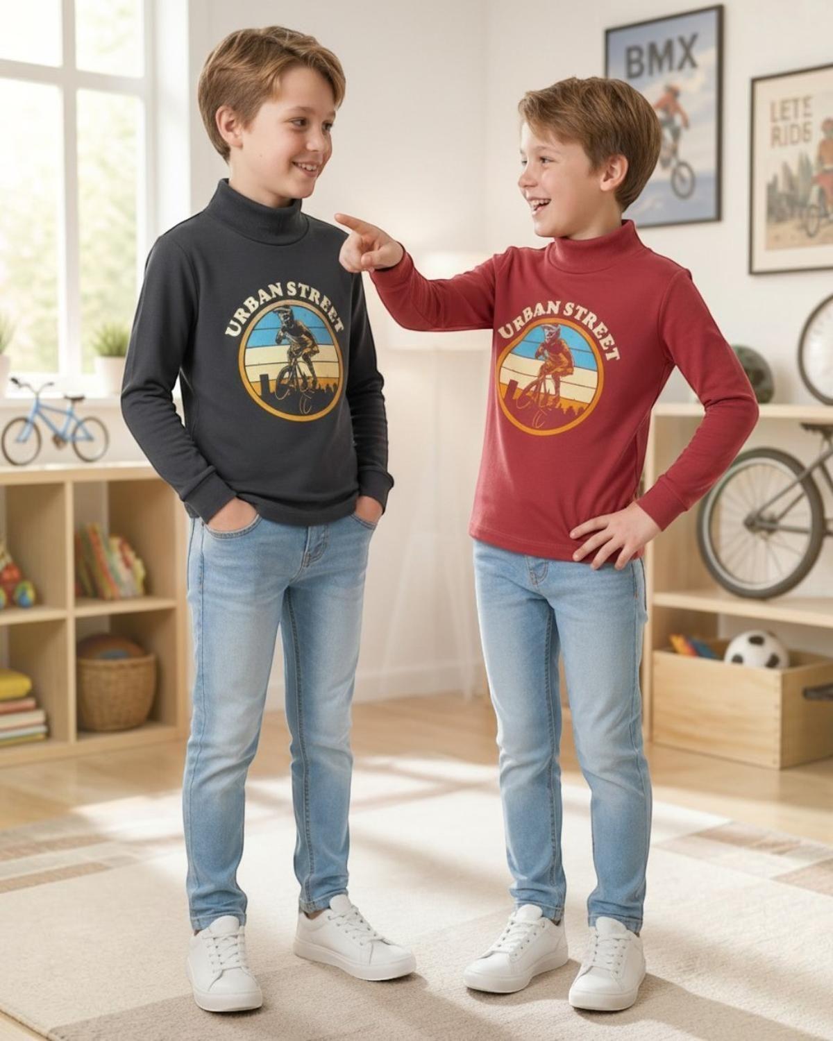 Pack 2 Beatles Niño Estampado Urban Street-2