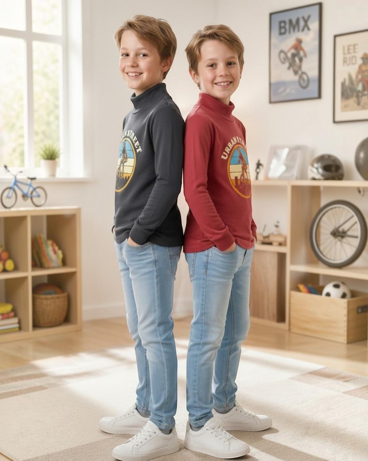 Pack 2 Beatles Niño Estampado Urban Street-3