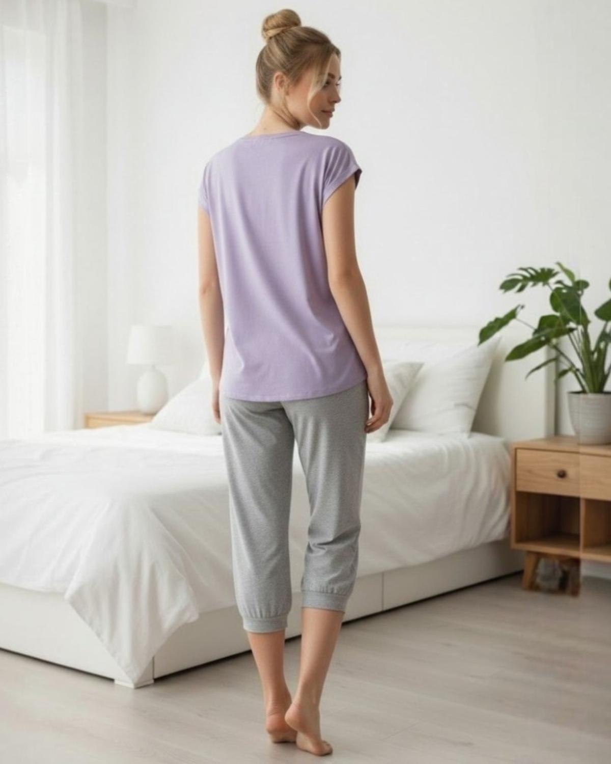 Pijama Mujer Algodón Estampado Snake K021002-1103-3