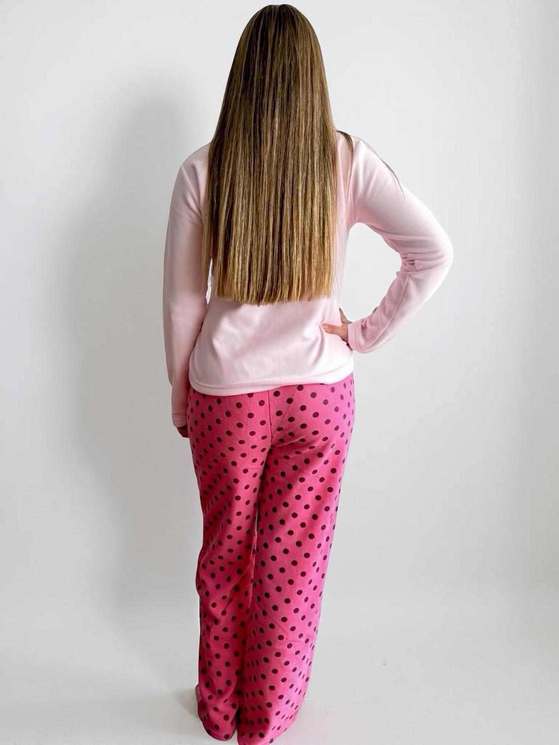 Pijama Micropolar Mujer Hello Kitty S1021219-Rosado-15-4