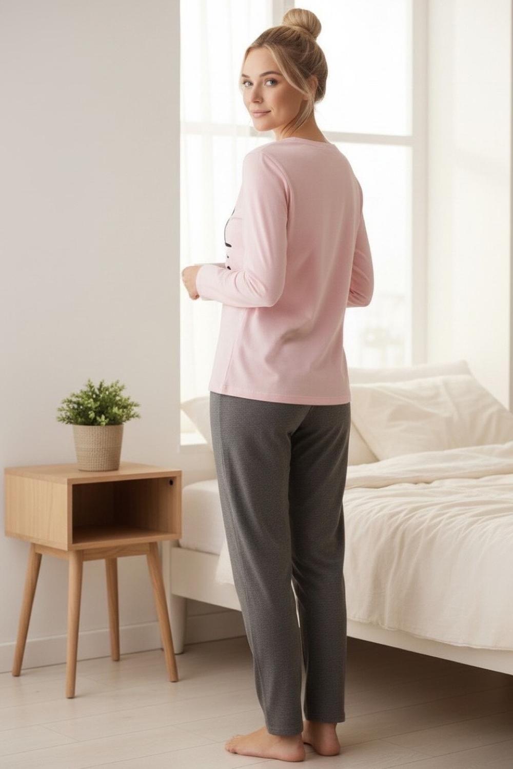 Pijama Micropolar Mujer Hello Kitty S1021219-Rosado-15-3