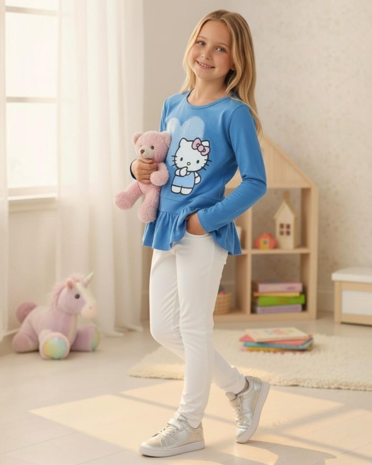 Polera Niña Hello Kitty S122066-09-2