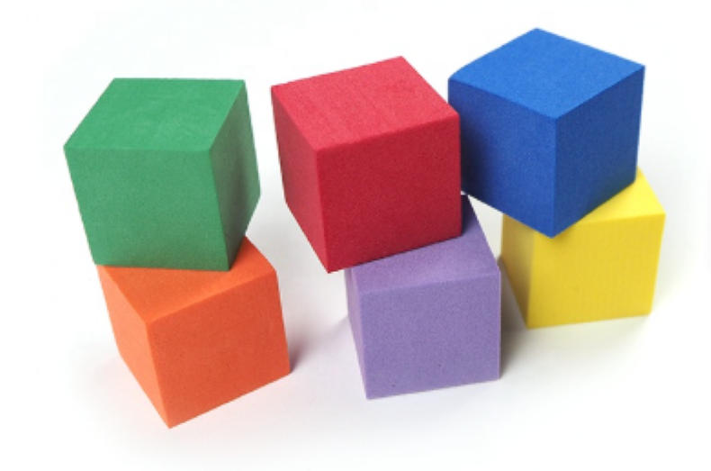 CUBO DE ESPONJA 100 PCS 15CM X 15CM PISCINAS JUEGOS DIDACTICOS-3