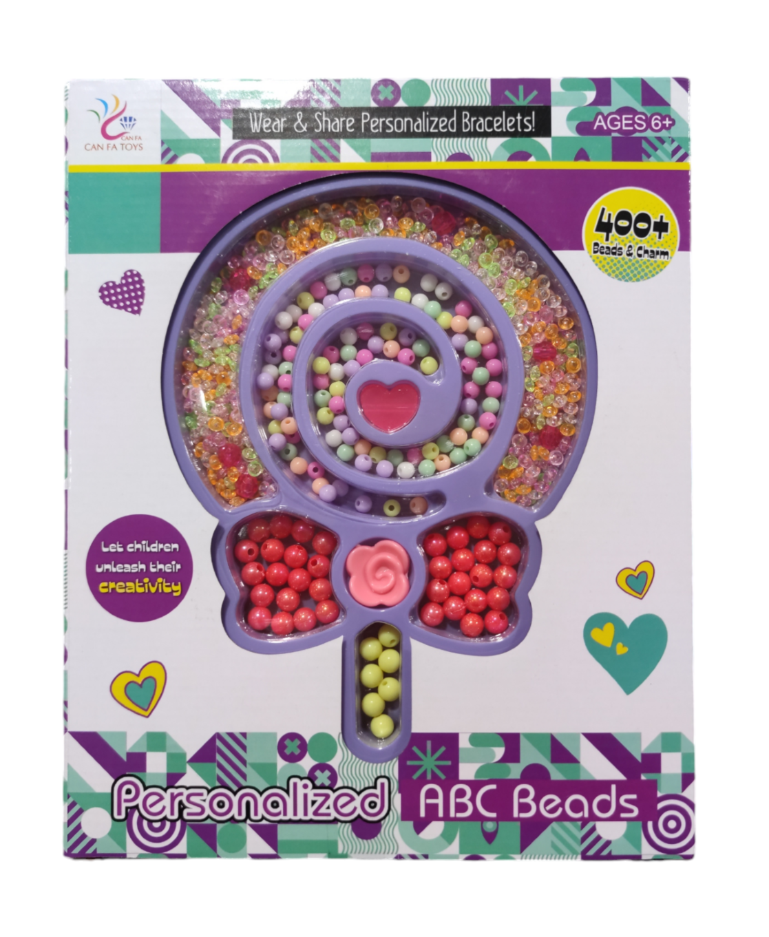 Set De Mostacillas Para Diseñar Pulseras Niña Abc Beads-0
