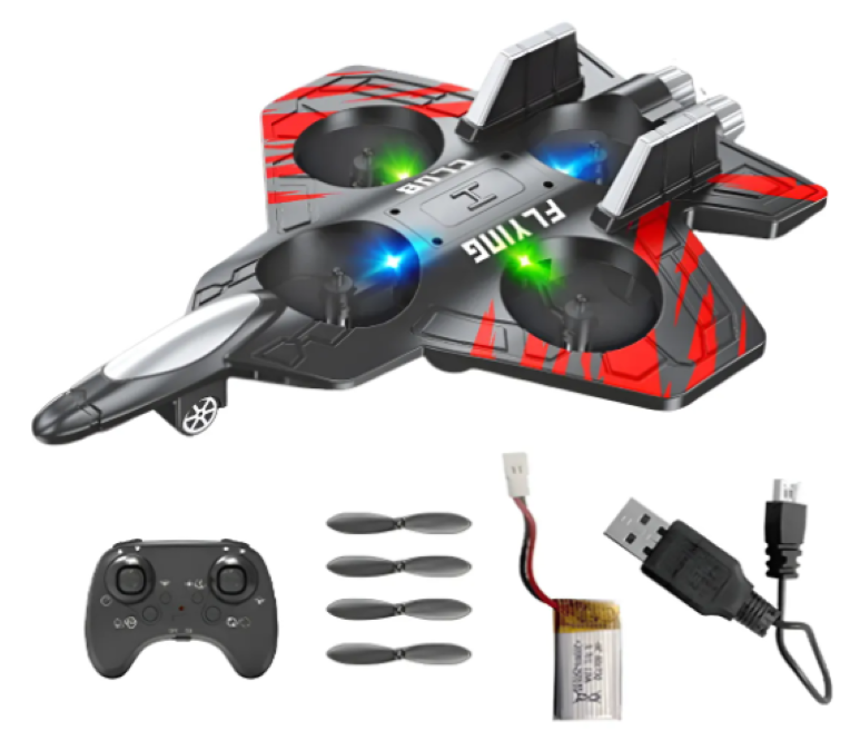 AVION DRONE DE ESPUMA PLANEADOR  A CONTROL REMOTO-1