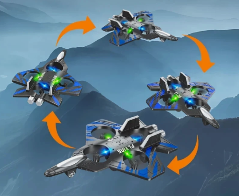 AVION DRONE DE ESPUMA PLANEADOR  A CONTROL REMOTO-3