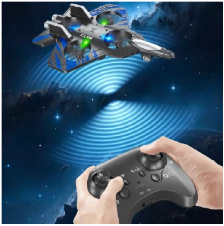 AVION DRONE DE ESPUMA PLANEADOR  A CONTROL REMOTO-4