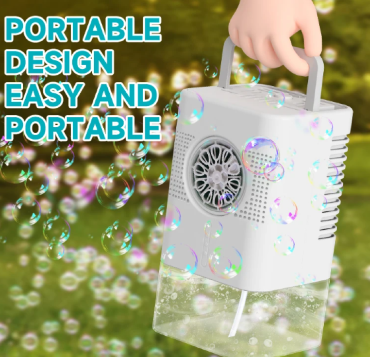 MAQUINA LANZA BURBUJAS AUTOMATICA CON LUCES PARA NIÑOS-2