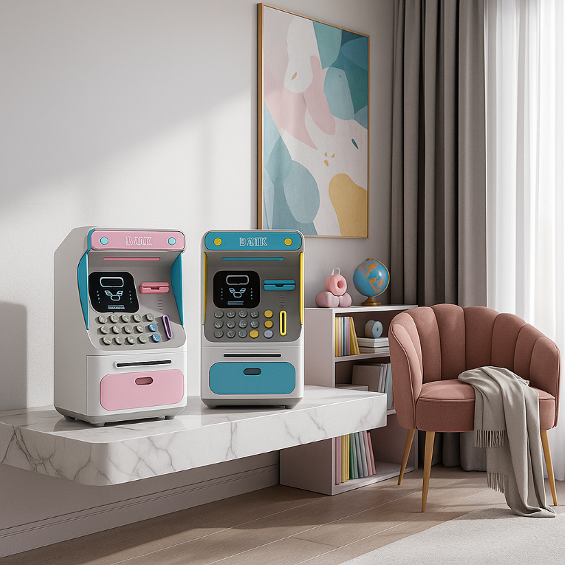 ALCANCIA ELECTRONICA CAJERO AUTOMATICO -4