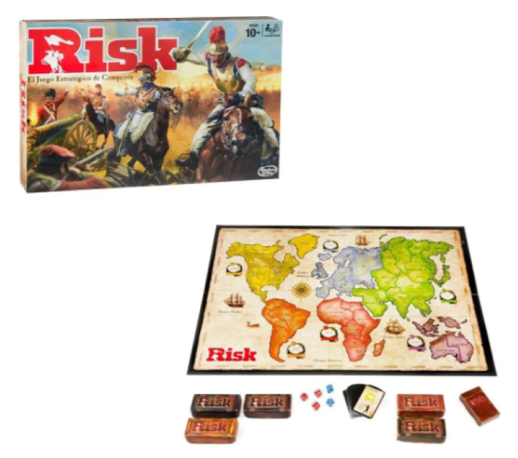 Pack 4 Juegos De Mesa Cartas Virus + Polilla Tramposa + Flip 7 + Risk-7
