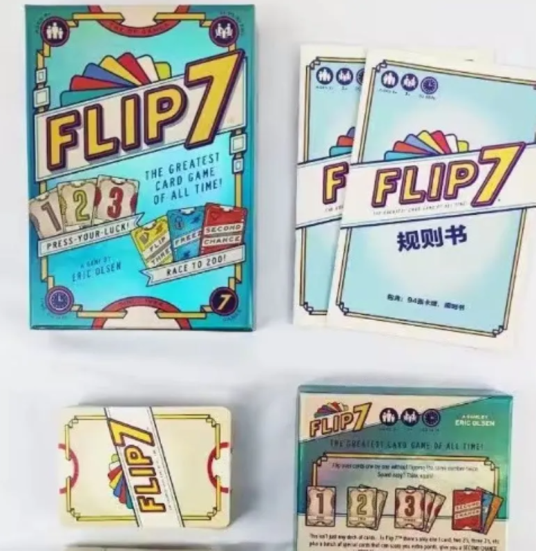 Flip 7 Juego De Cartas Explosivo De Estrategia-1