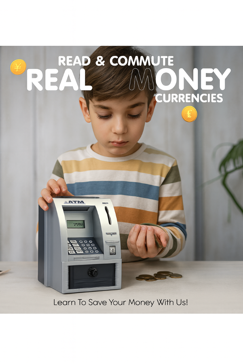 Cajero Automático ATM Alcancia Inteligente Para Niños-2