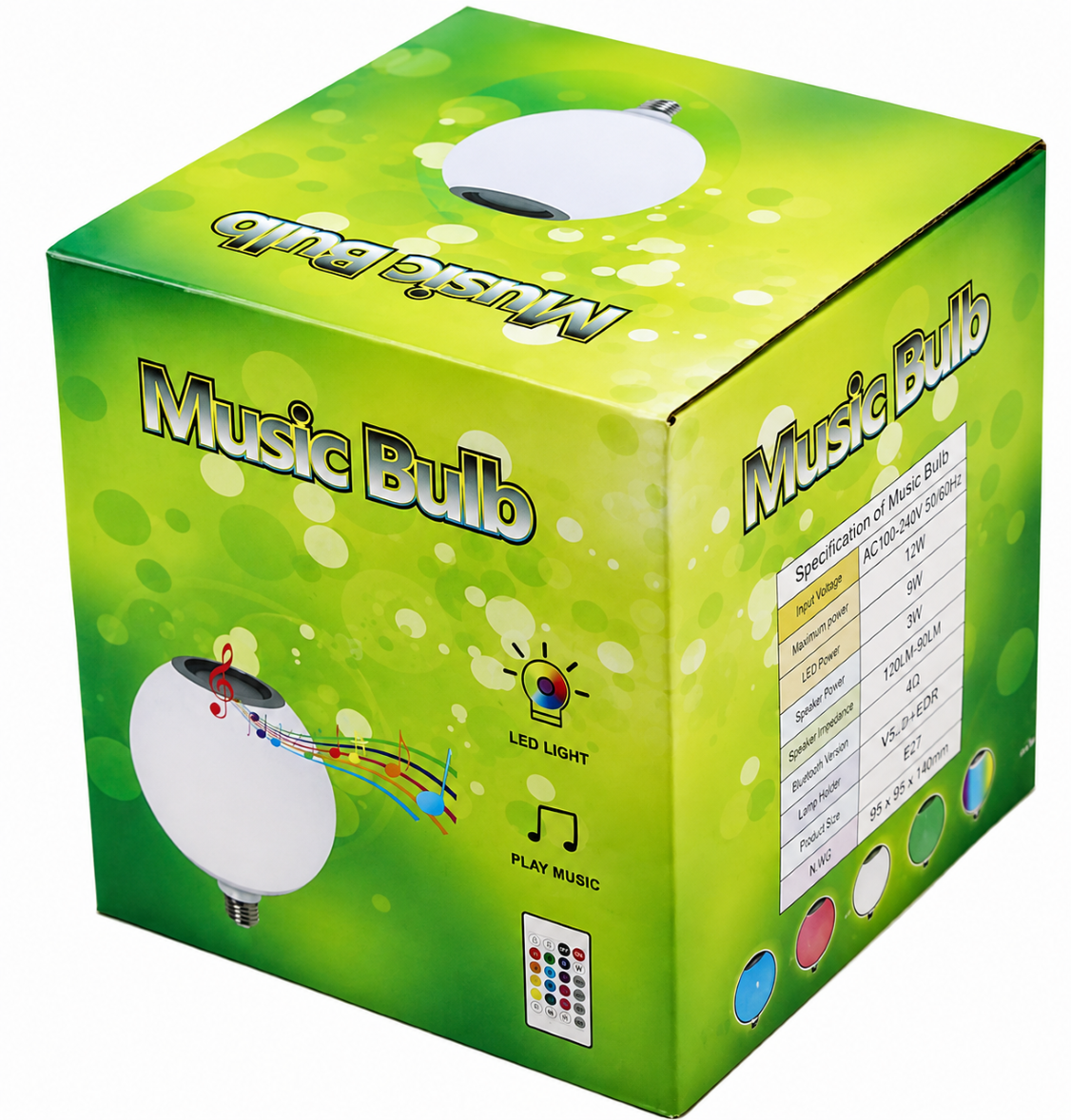 AMPOLLETA LED BLUETOOTH RGB-3
