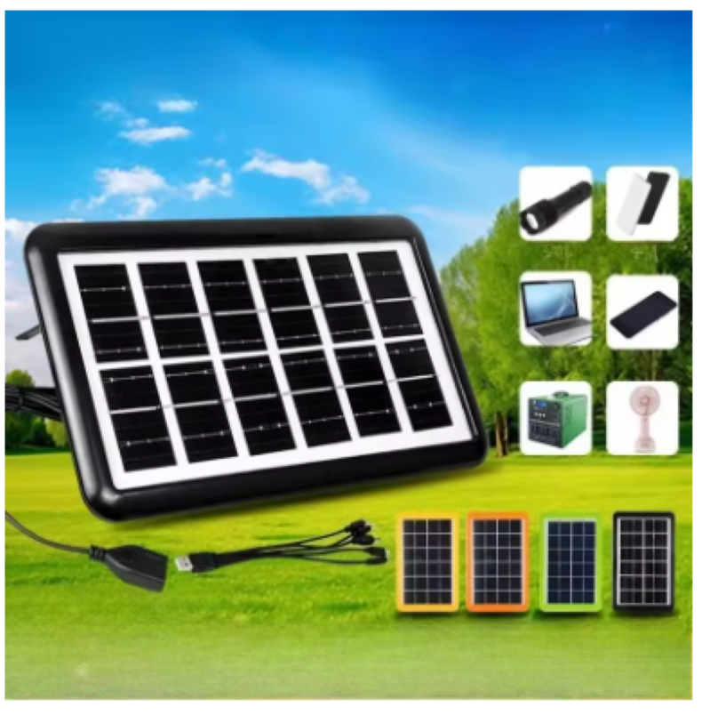 PANEL DE CARGA SOLAR MULTIFUNCIONAL 8W-2