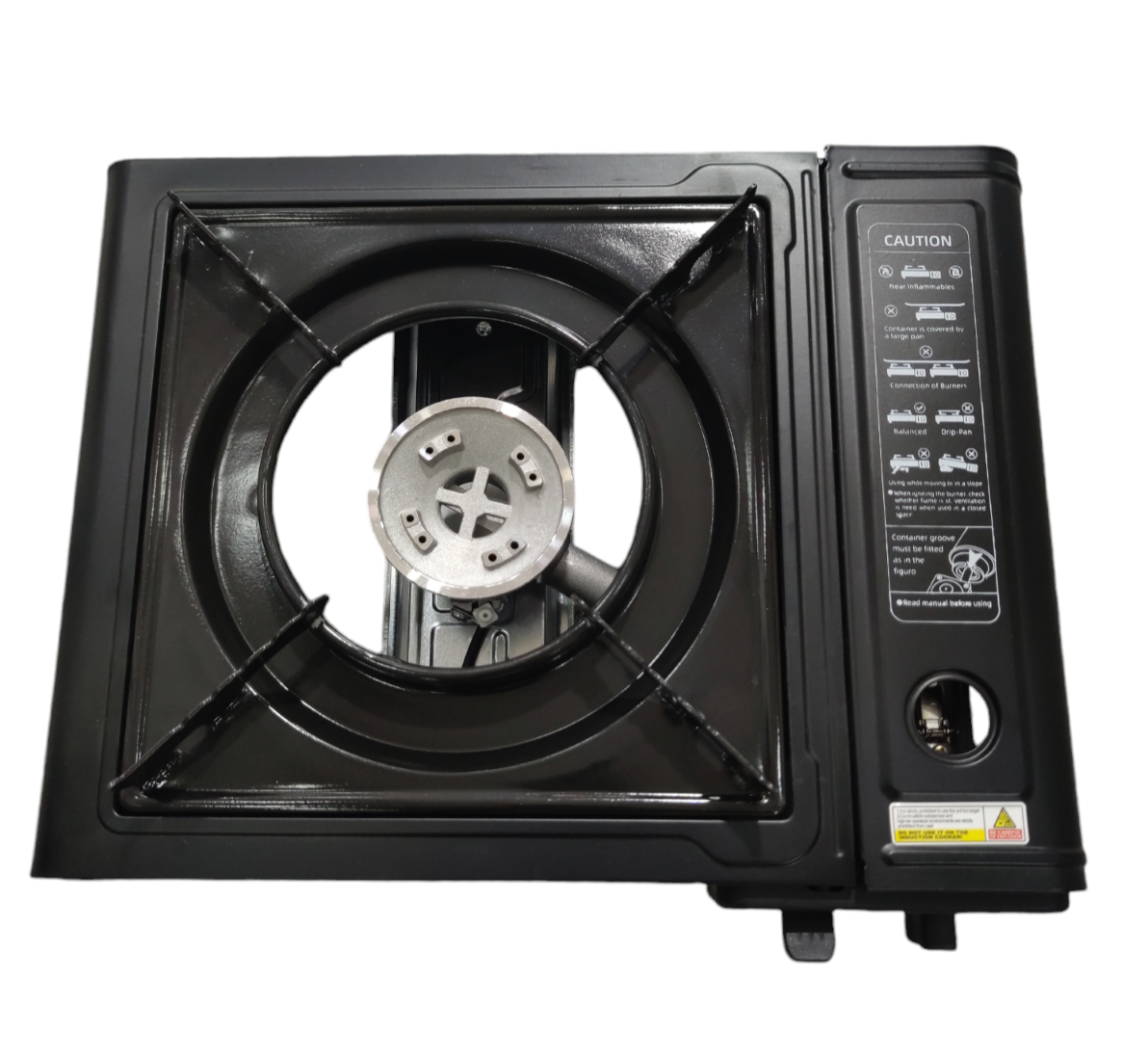 Cocinilla Camping Cocina Portátil Gas Con Maleta Sobremesa-2