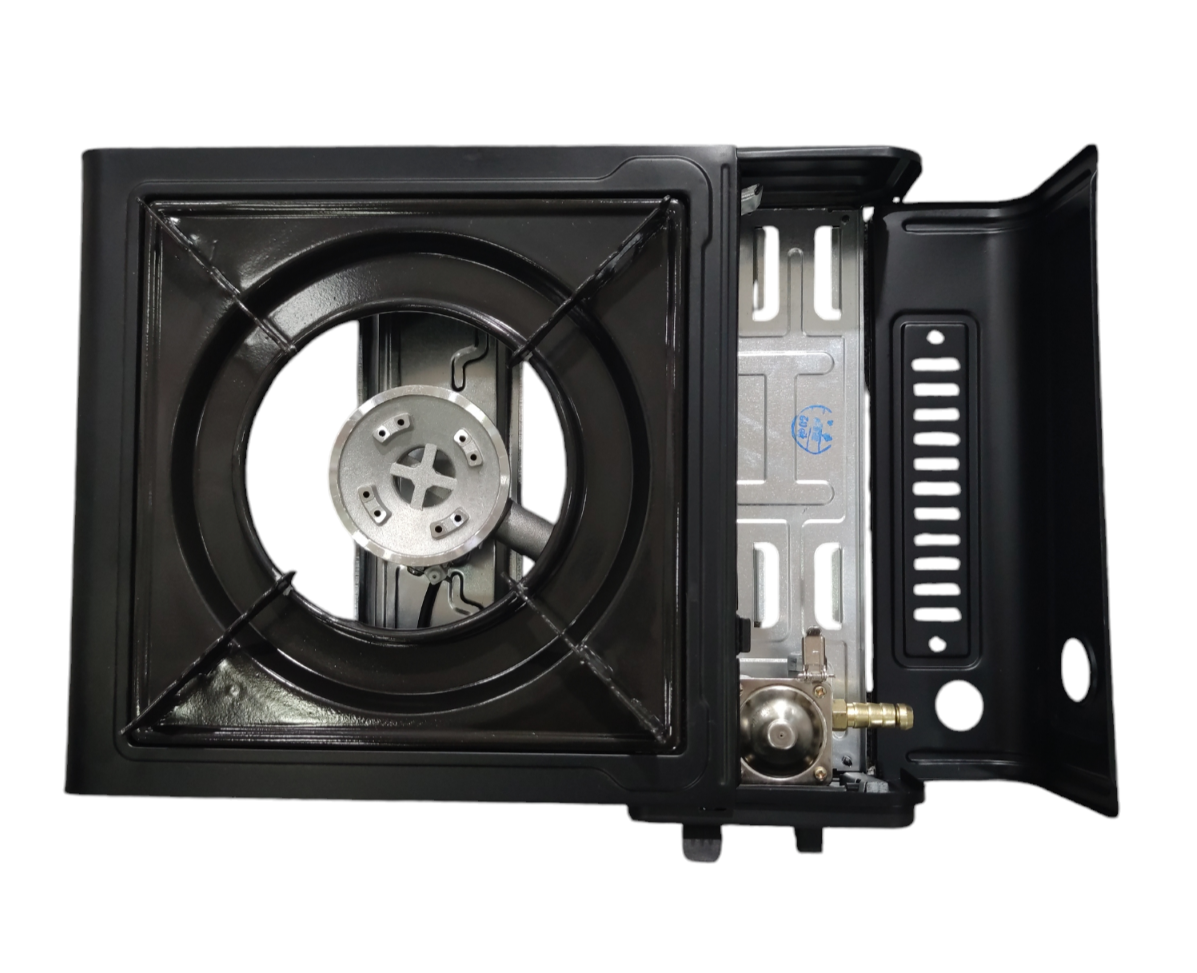 Cocinilla Camping Cocina Portátil Gas Con Maleta Sobremesa-3