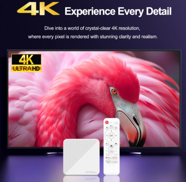 Tv Box H96 Max Android Tv + Magis-3