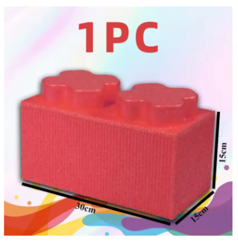 SET 10 BLOQUES GIGANTES DE CONSTRUCCION DE ESPUMA TIPO LEGO-4