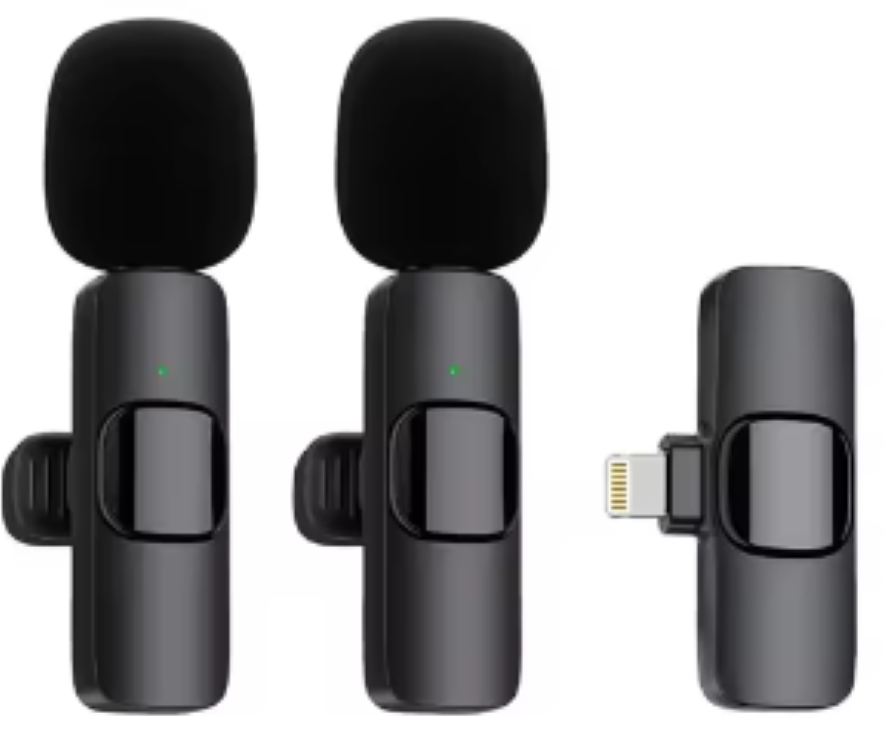 2 Micrófono Inalámbrico Wireless Lavalier - iPhone IOS-0