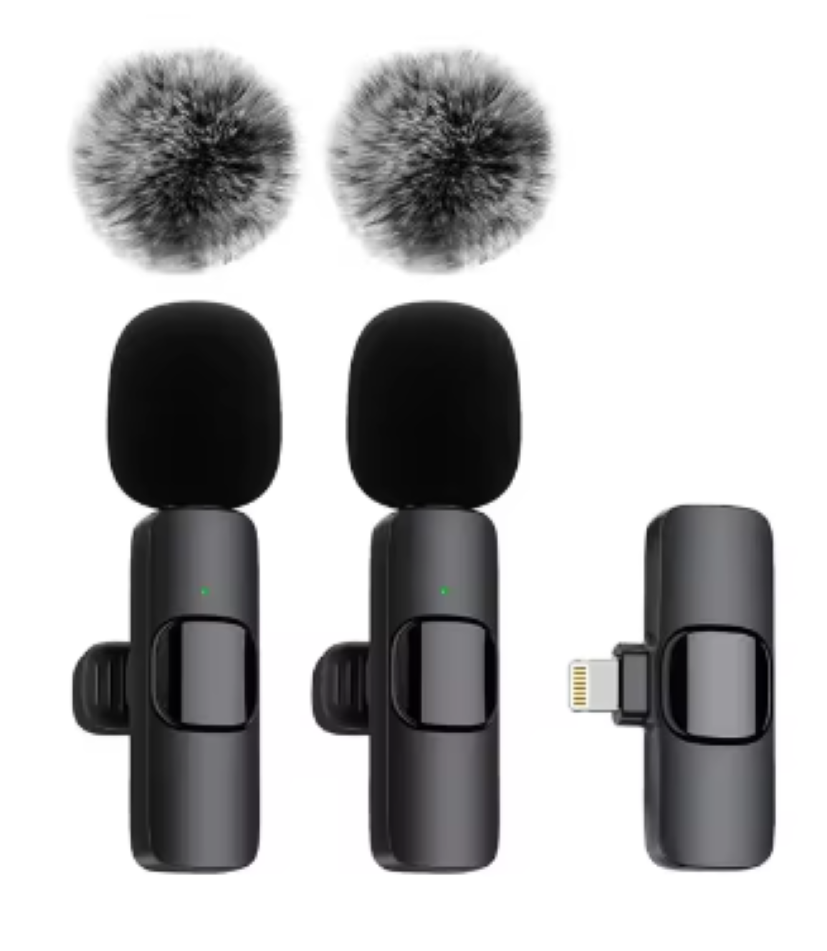 2 Micrófono Inalámbrico Wireless Lavalier - iPhone IOS-1