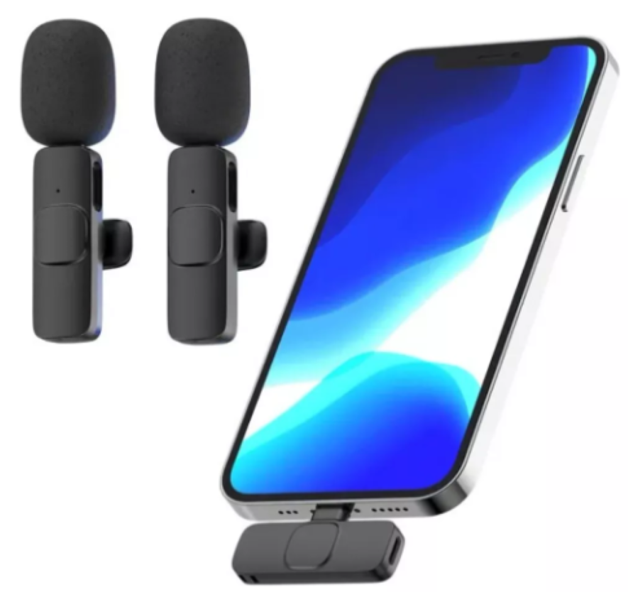 2 Micrófono Inalámbrico Wireless Lavalier - iPhone IOS-2