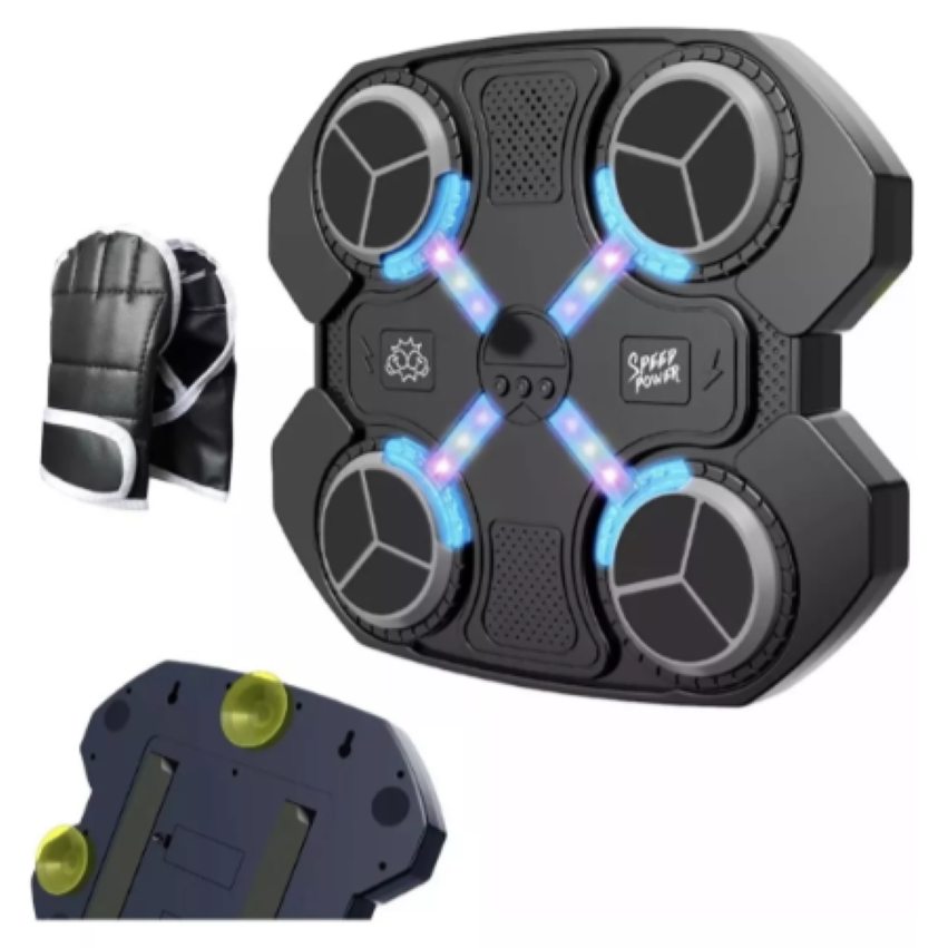 Maquina de Boxeo Musicla Bluetooth Led Niños-1