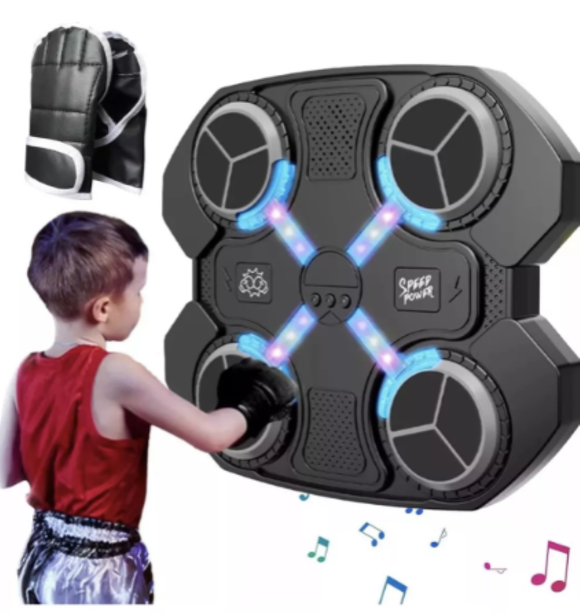 Maquina de Boxeo Musicla Bluetooth Led Niños-2