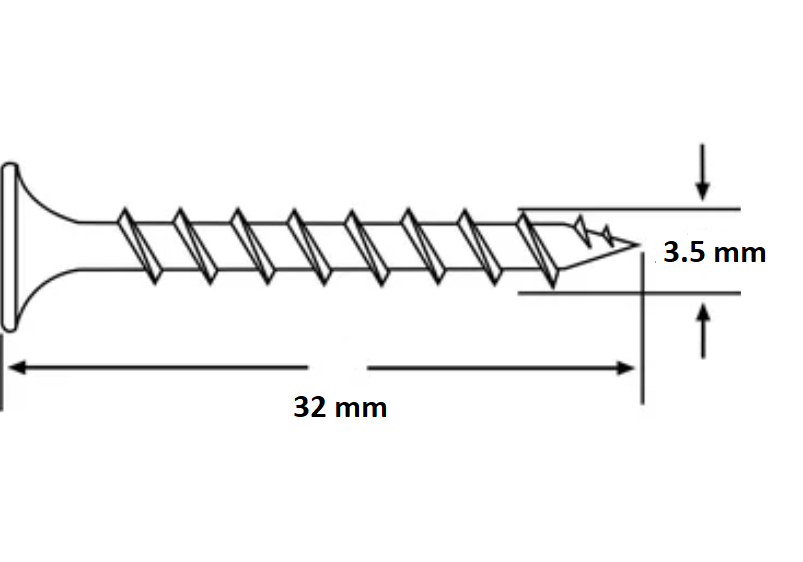 Tornillo 6x1 1 4 CRS Zincado Rosca Gruesa x 1 000 unidades-2