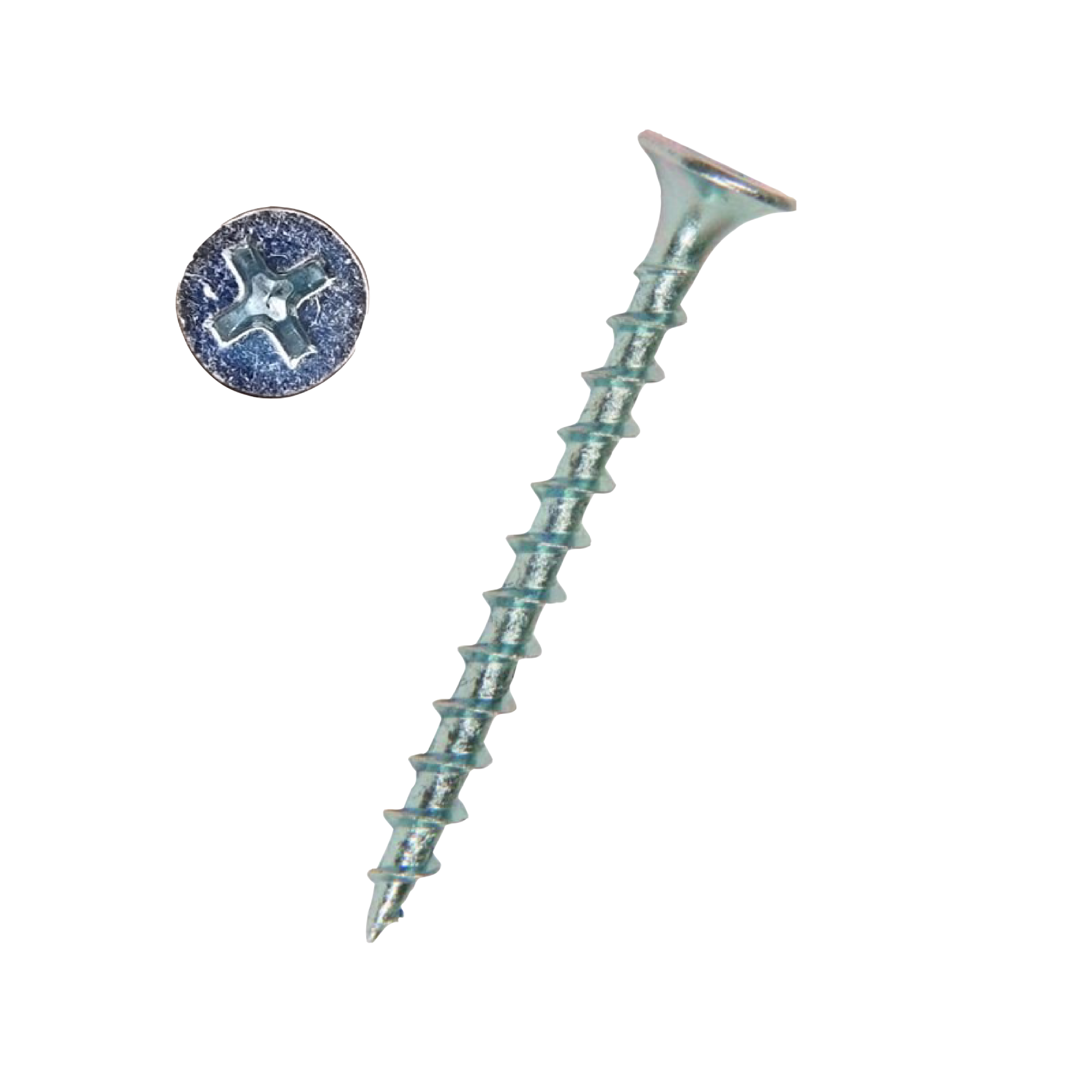 Tornillo 6x1 5/8 CRS Zincado Rosca Gruesa x 1 000 unidades-0