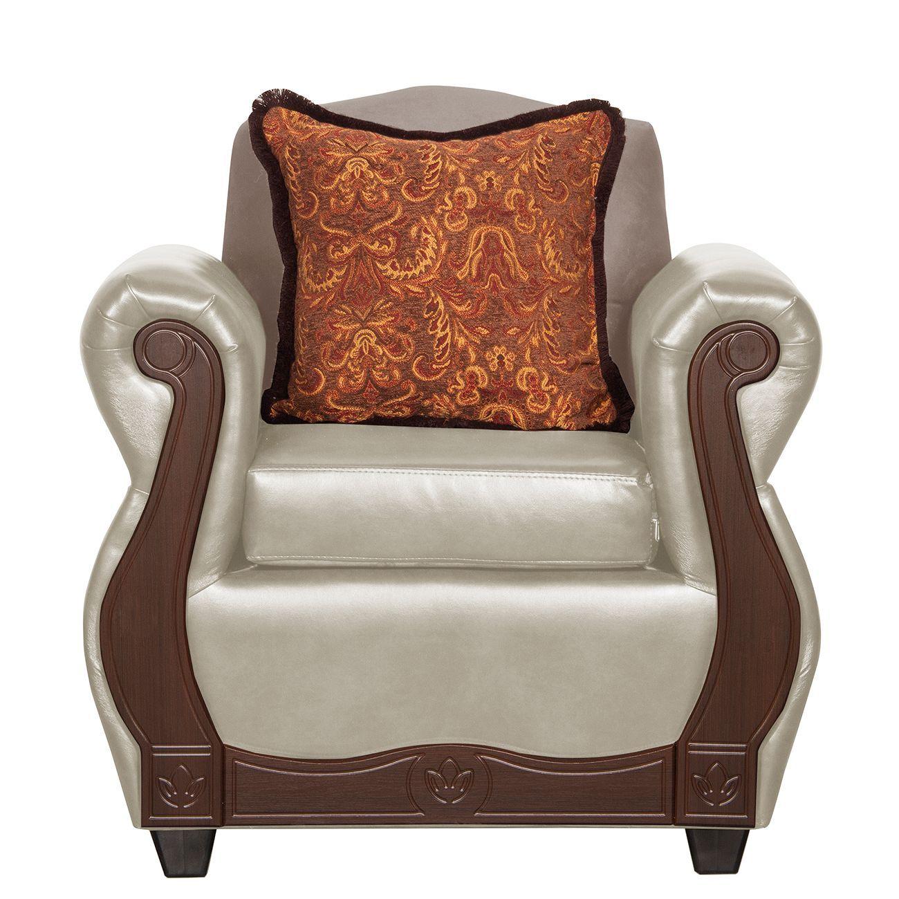 Juego de Living 3 1 1 Gran Columbia Crema-3