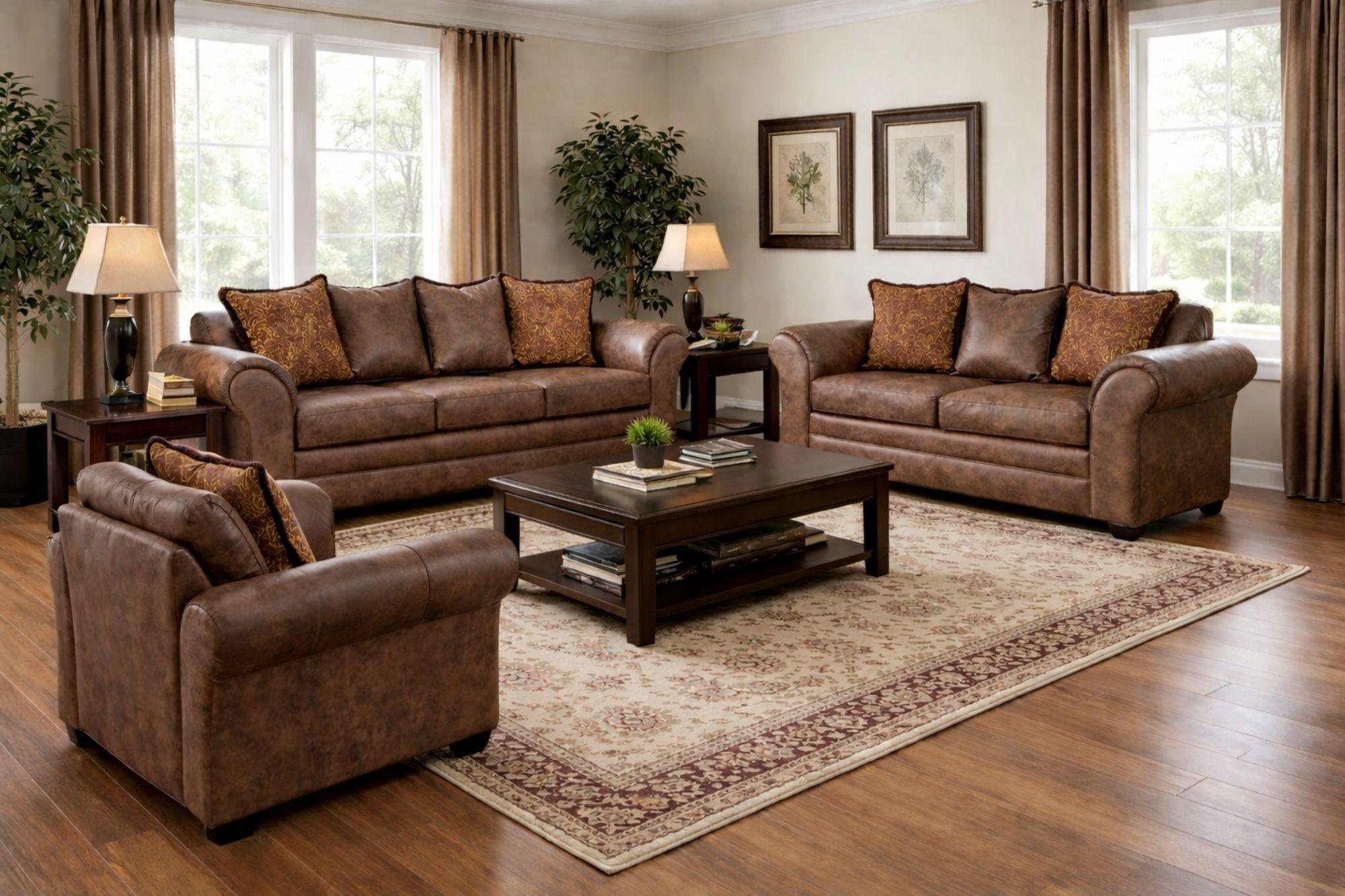 Juego de Living 3 2 1 Aconcagua Café-0