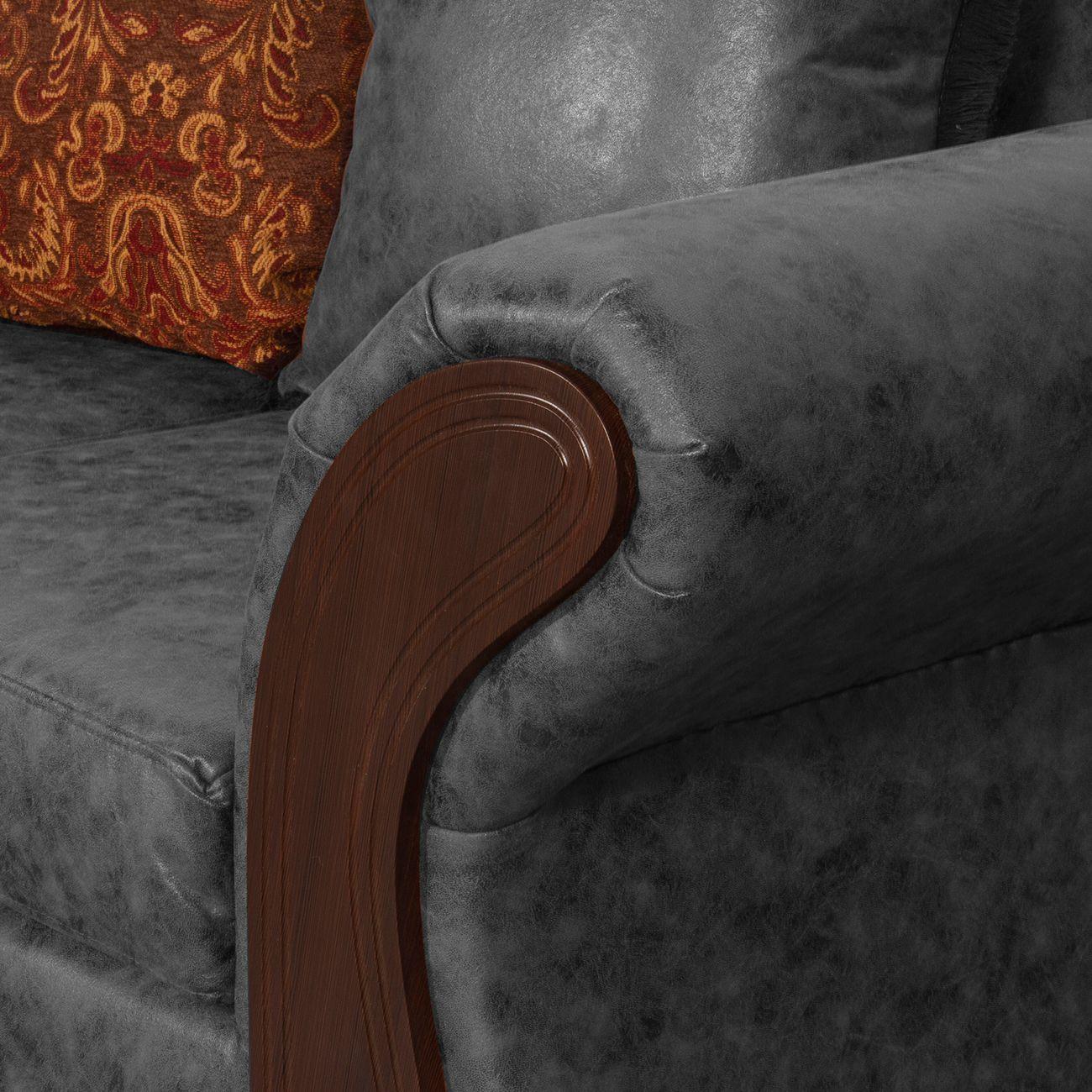 Juego de Living 3 2 Palermo Gris-5