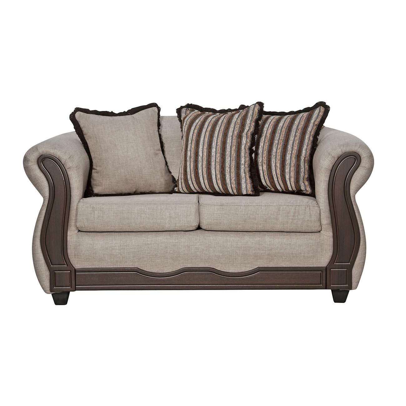 Juego de Living 3 2 1 1 Sofia Beige-3