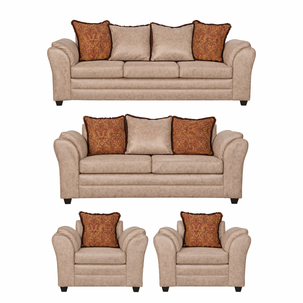 Juego de Living 3 2 1 1 Aconcagua Beige-1
