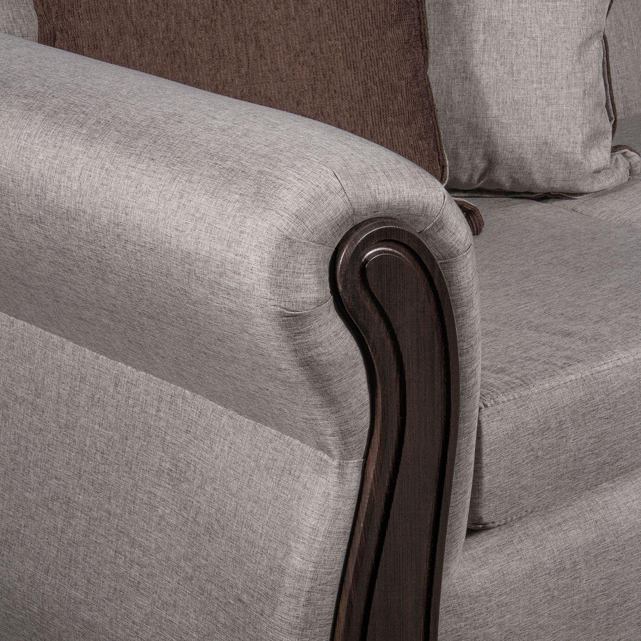 Juego de Living 3 2 1 1 Barcelona Beige-5