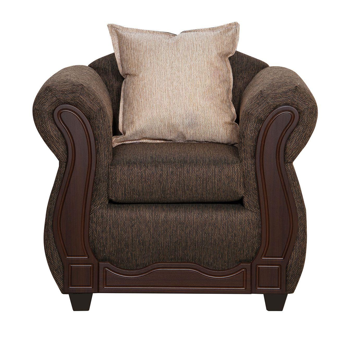 Juego de Living 3 2 1 1 Serrana Café-4