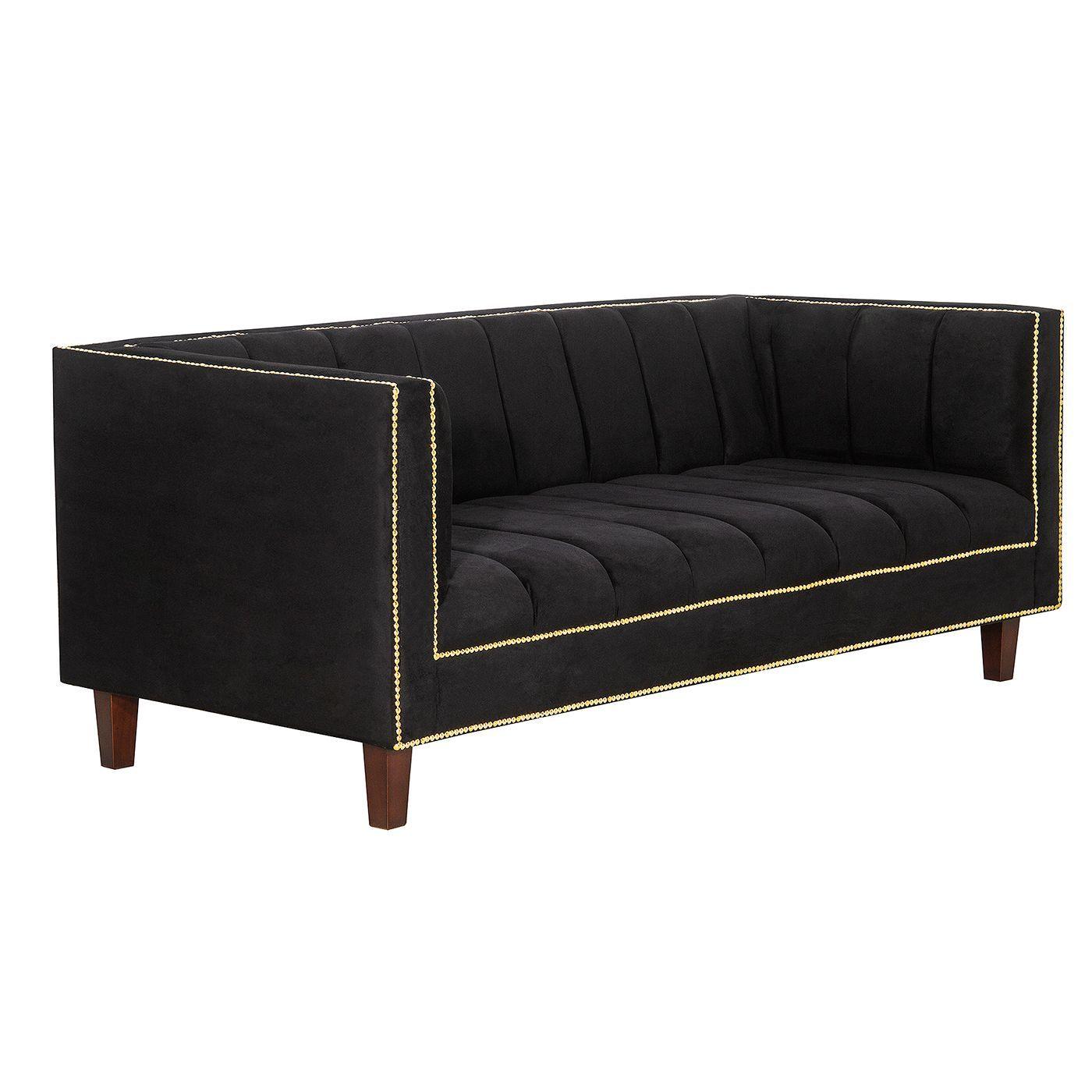 Sofa 3 cuerpos Grosseto Black-1