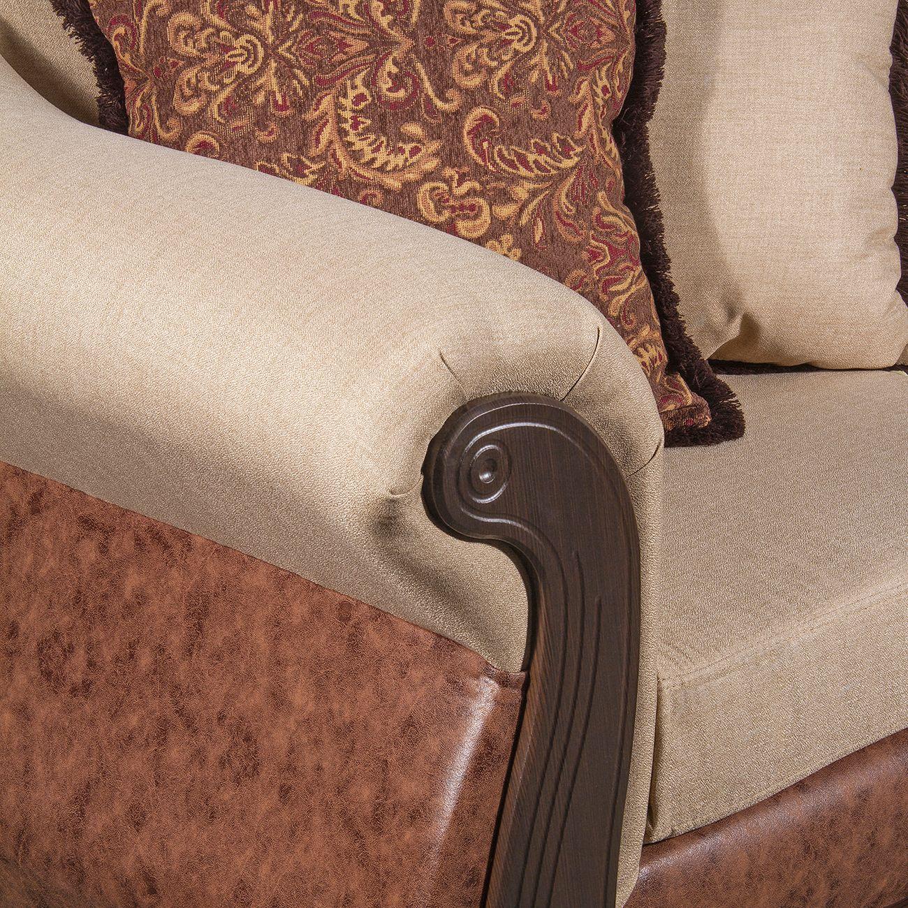 Juego de Living 3 2 Ashly Beige Terracota-3