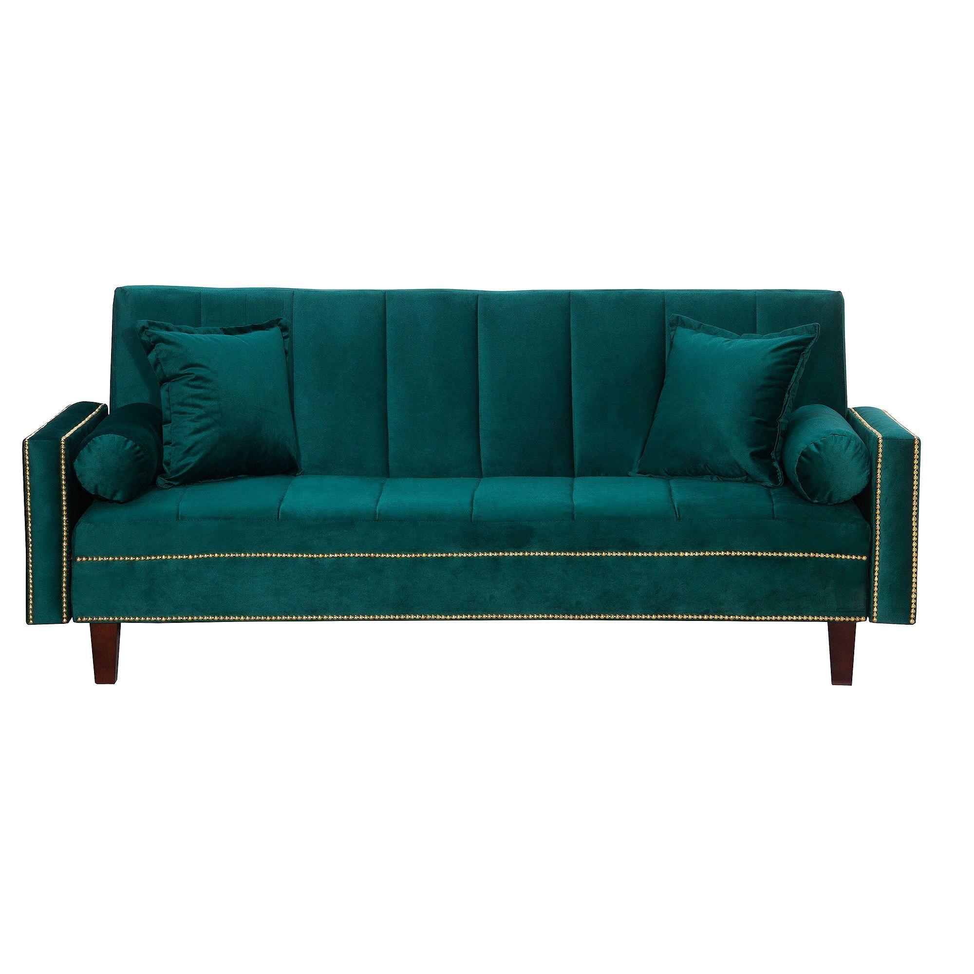 Futon Sofa Cama GoldenGreen -2