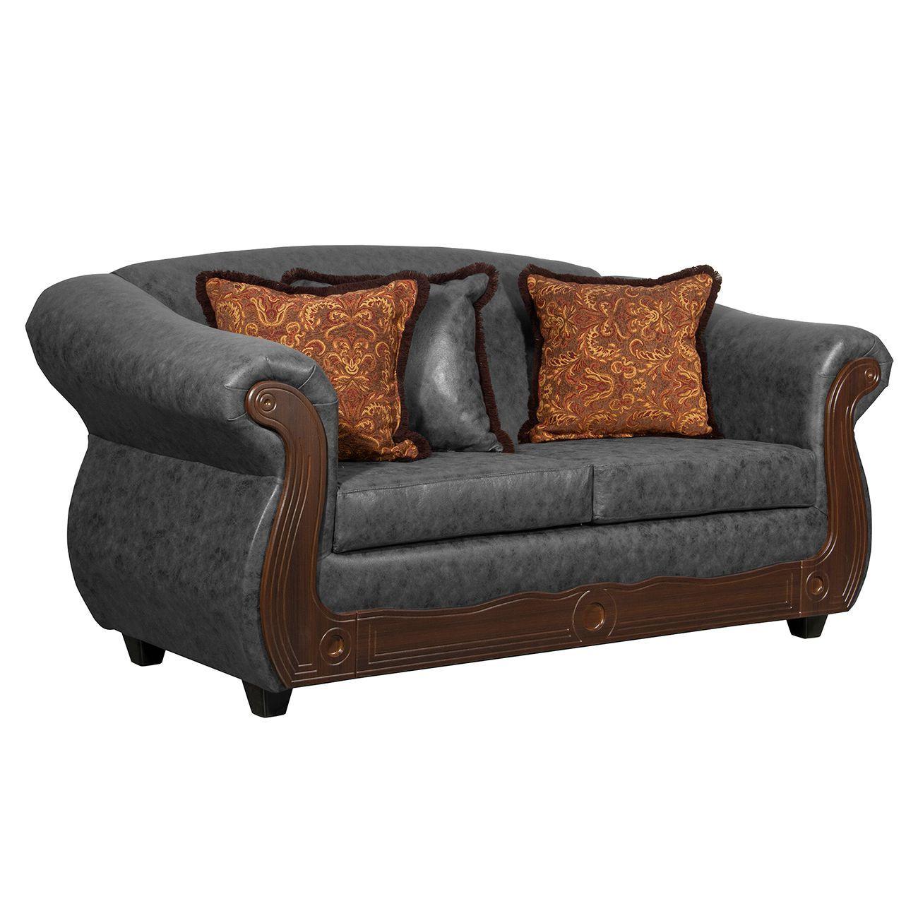 Juego de Living 3 2 1 1 Estambul Gris-4