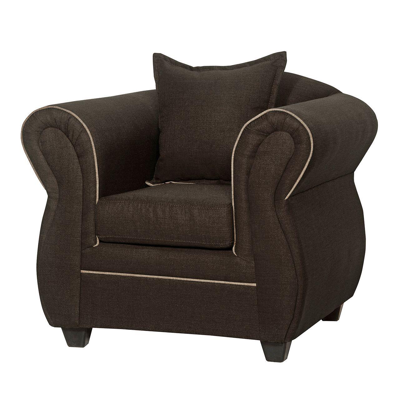 Juego de Living 3 2 1 1 Emili Café-5